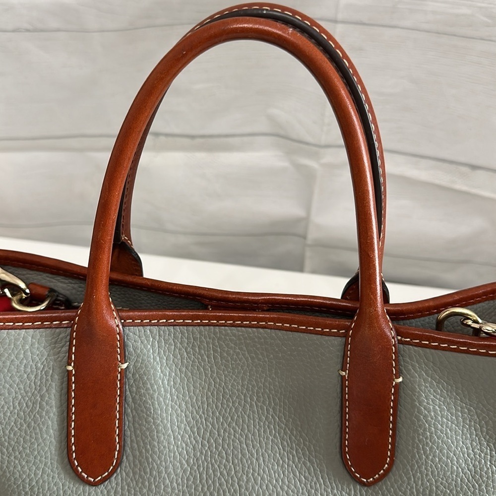 Dooney and Bourke Pebble Grain Brielle gray in color - Picture 3 of 16